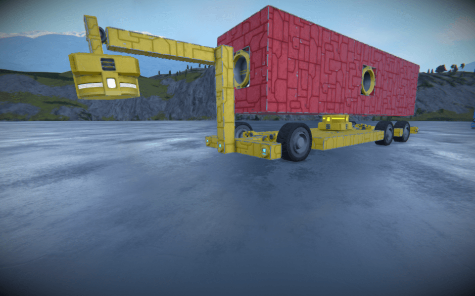 Wielton Container E Class Trailer — Space Engineers Workshop preview