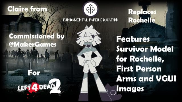 Claire Replaces Rochelle — Left 4 Dead 2 Steam Workshop preview image
