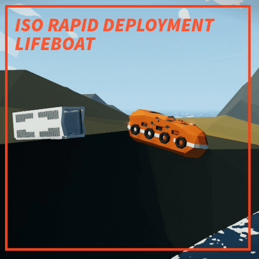 ISO-Sized Rapid Deployment Lifeboat — Stormworks: Build and Rescue Workshop preview