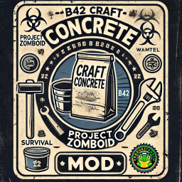 [B42] Craft Concrete — Project Zomboid Steam Workshop preview image
