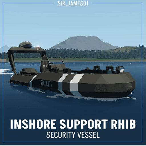 Inshore Support RHIB - Security Vessel — Stormworks: Build and Rescue Steam Workshop preview image