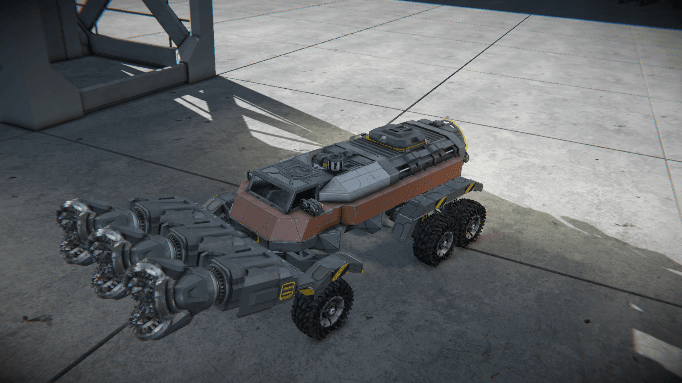 UNH - [ML] X-CAV Mining Rover — Space Engineers Steam Workshop preview image
