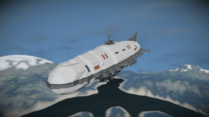 UNH - [ML] Beluga Atmo Cargo Blimp — Space Engineers Steam Workshop preview image