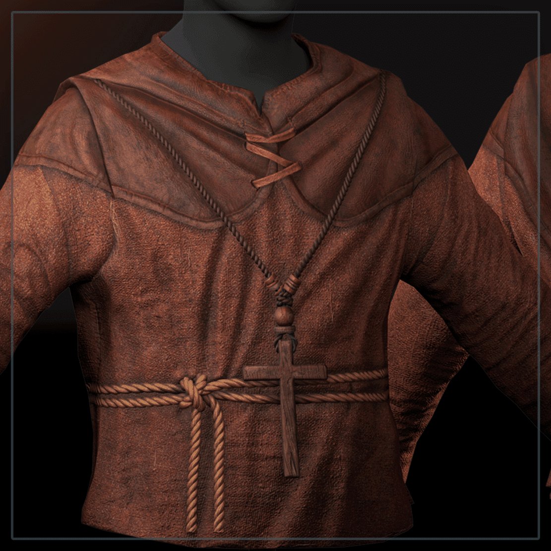 medieval friar shirt | Burlap Shirt — Rust Workshop preview