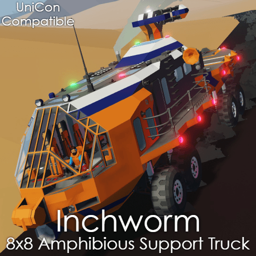 Inchworm 8x8 Amphibious Support Truck — Stormworks: Build and Rescue Workshop preview