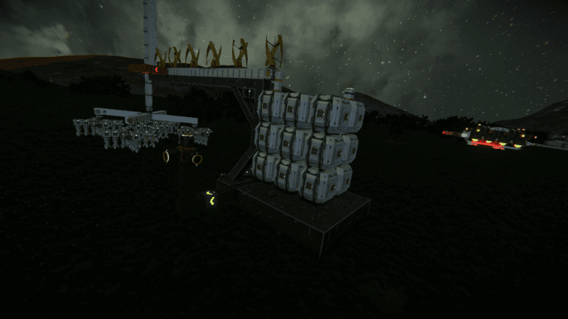 Basic Remote Mining Rig Narrow V2 — Space Engineers Steam Workshop preview image