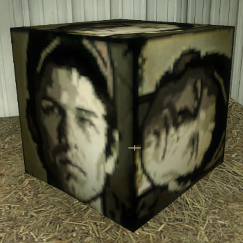 Ellis Cube replaces Dead Cow — Left 4 Dead 2 Steam Workshop preview image