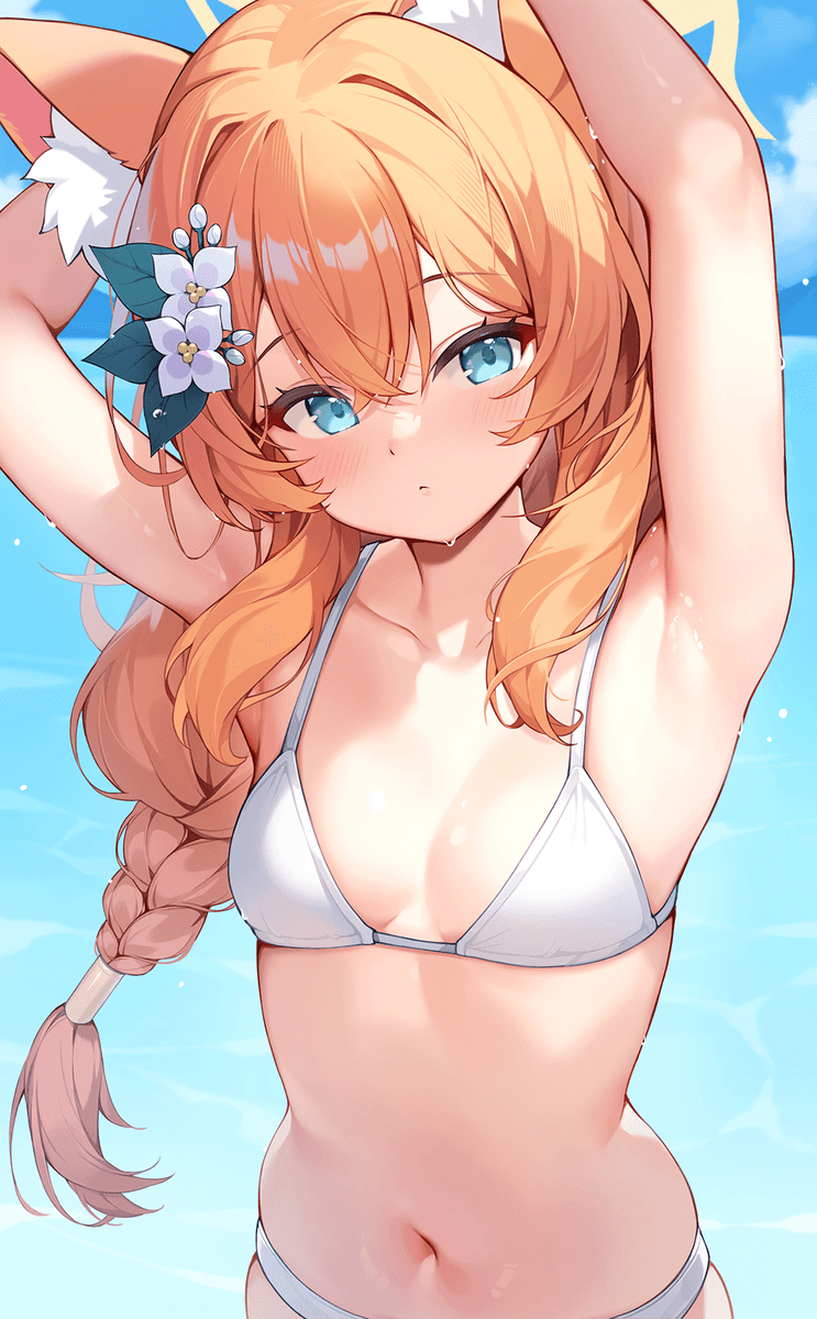【Blue Archive】伊落マリー 白ビキニ WhiteBikini Replace  Bill — Left 4 Dead 2 Steam Workshop preview image