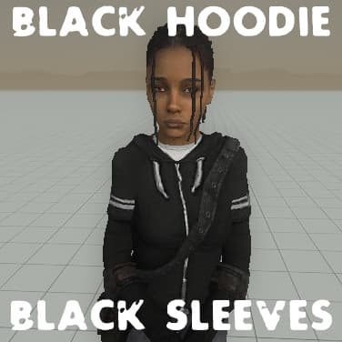 Black hoodie (b.s) for Jam's TRS Rochelle — Left 4 Dead 2 Workshop preview