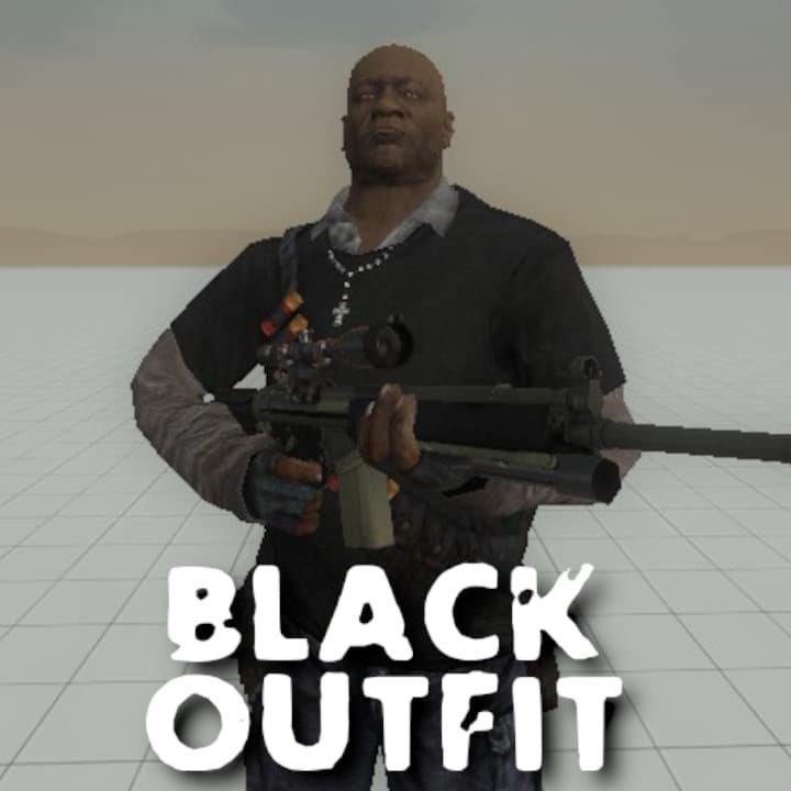 Black outfit for Jam's TRS Coach — Left 4 Dead 2 Workshop preview