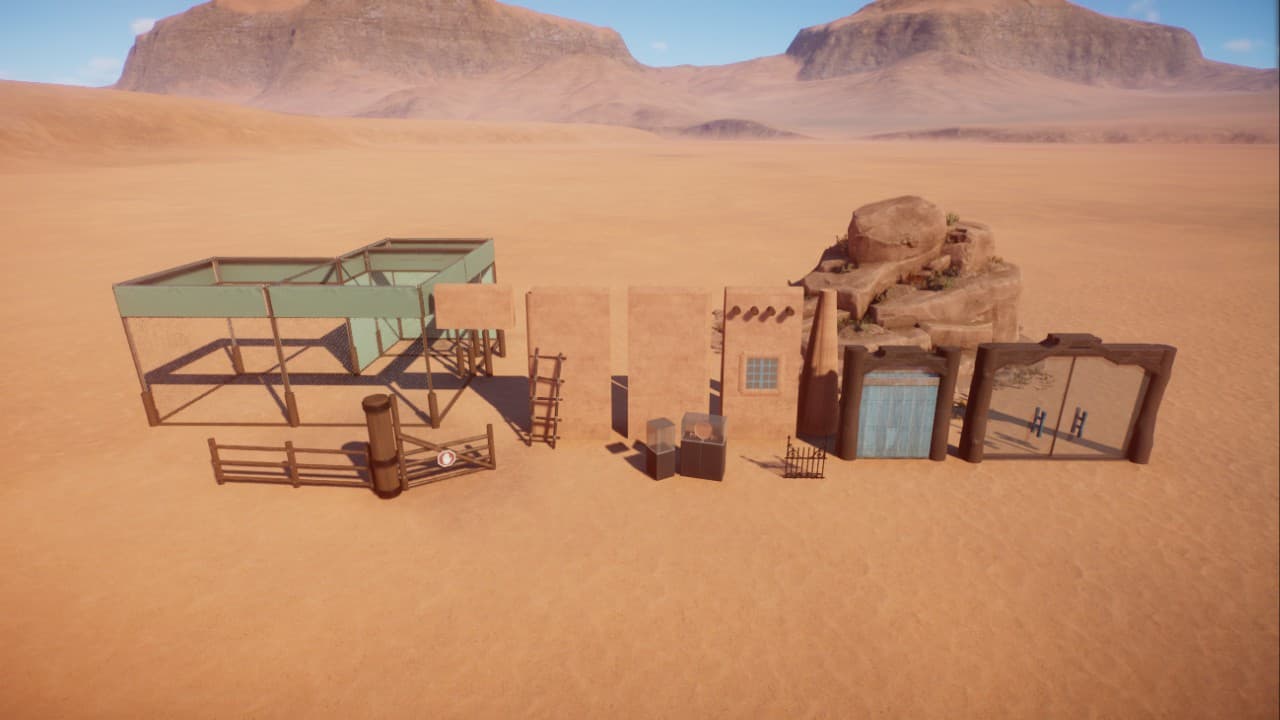 Leaf's Santa Fe Trailside Museum Set [1] — Planet Zoo Steam Workshop preview image