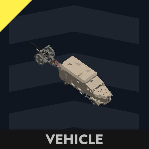 Poppel Blitz Truck with 10.5cm LefH 18 — Stormworks: Build and Rescue Steam Workshop preview image