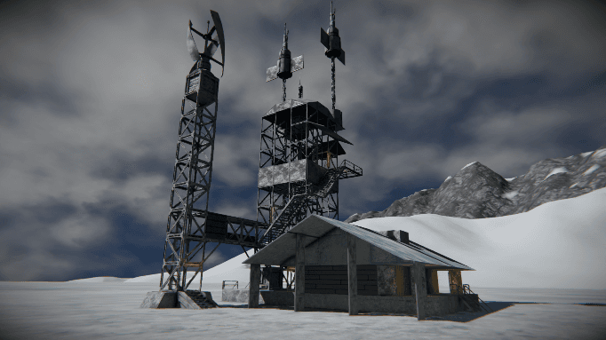 (House) Resource Extraction Tower (S1) — Space Engineers Workshop preview