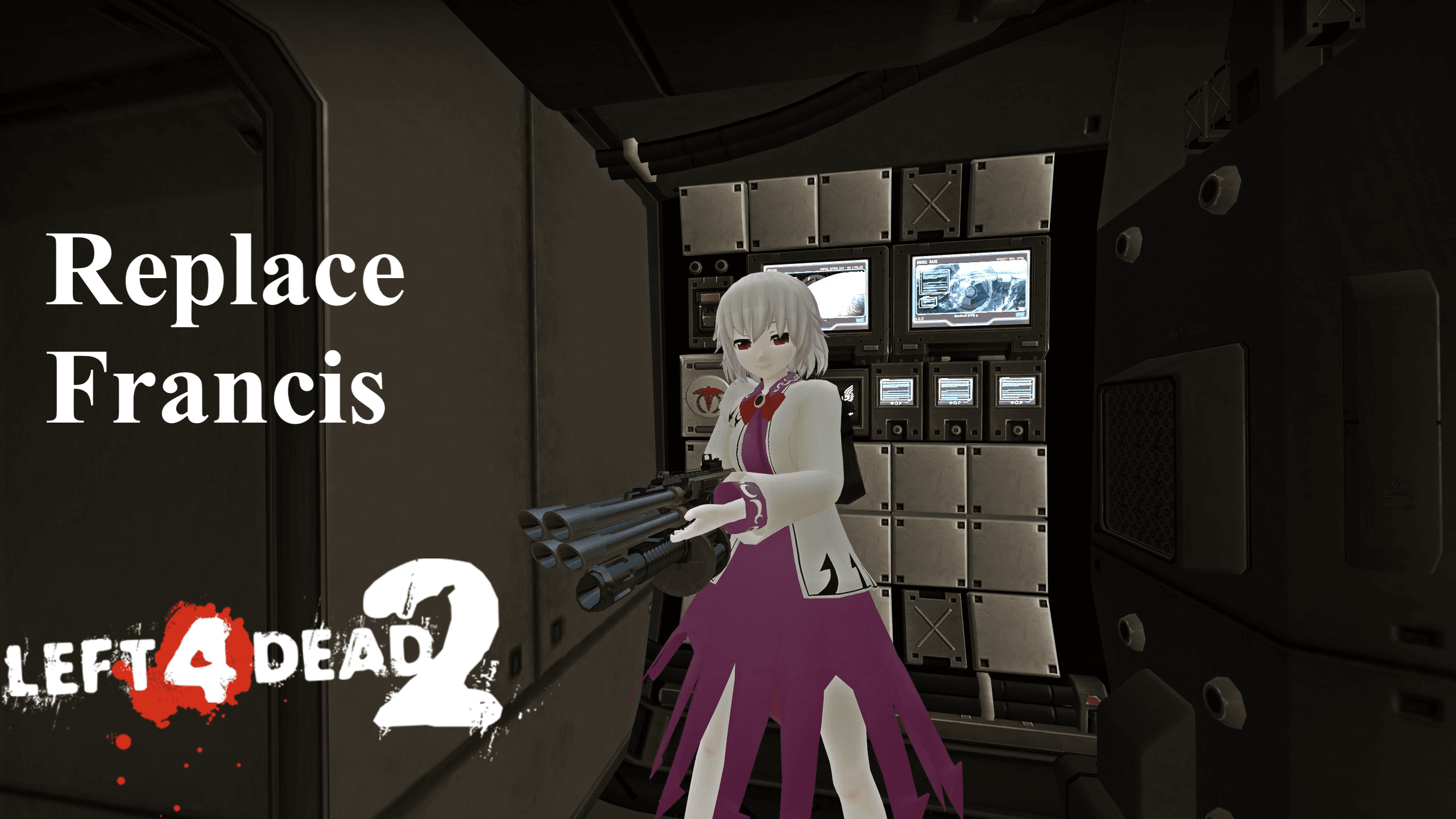 [Touhou]稀神探女 Replace Francis — Left 4 Dead 2 Steam Workshop preview image