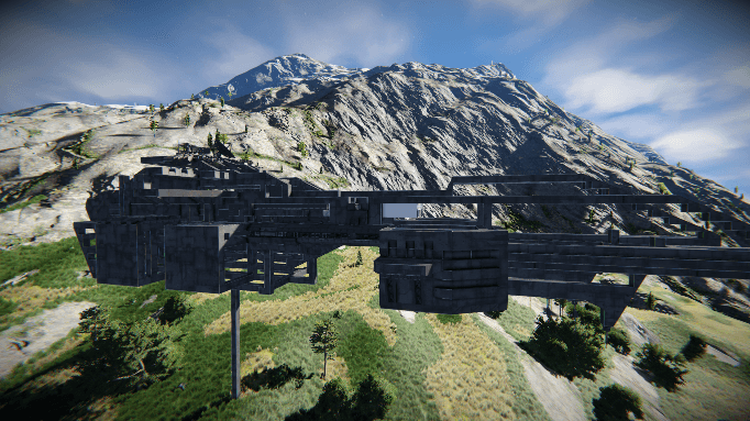 Intervention Class Command Cruiser "Luck III" WIP — Space Engineers Workshop preview