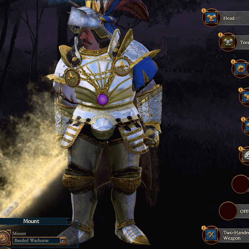 The Royal Armoury of Bretonnia: REINFORCED EDITION (Patch 6 Ready) — Total War: WARHAMMER III Steam Workshop preview image