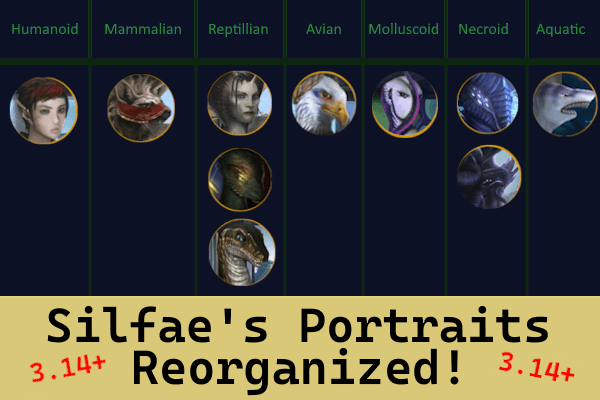 Silfae's Portraits- Reorganized — Stellaris Workshop preview
