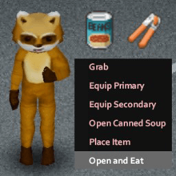 Open and Eat Canned Food — Project Zomboid Steam Workshop preview image