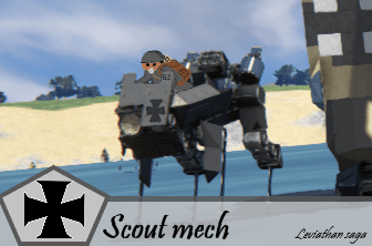 German Scout Mech [leviathan] — Space Engineers Workshop preview