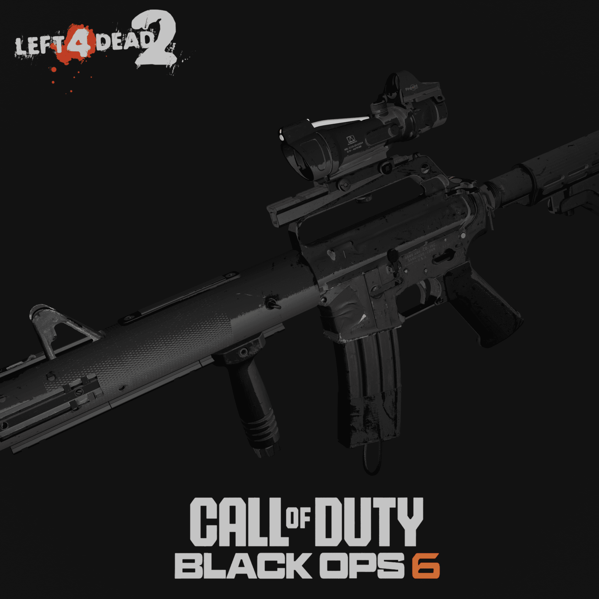 COD21：BO6 XM4 (M16) — Left 4 Dead 2 Steam Workshop preview image