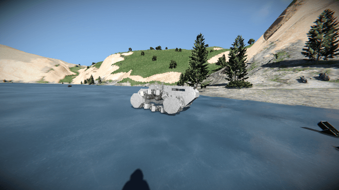 small tank with tracks armored — Space Engineers Steam Workshop preview image