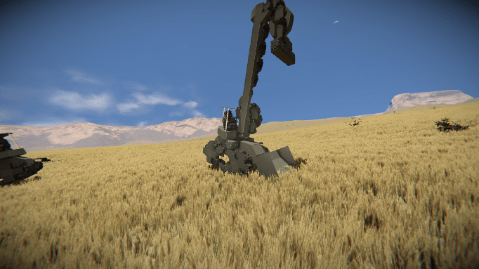Tiny Tracked Mini crane — Space Engineers Workshop preview