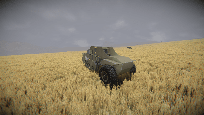 tracked half track — Space Engineers Steam Workshop preview image