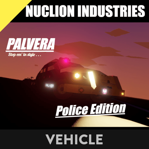 Nuclion Palvera [Police Edition] (Car) (Police) (4 Door) — Stormworks: Build and Rescue Steam Workshop preview image