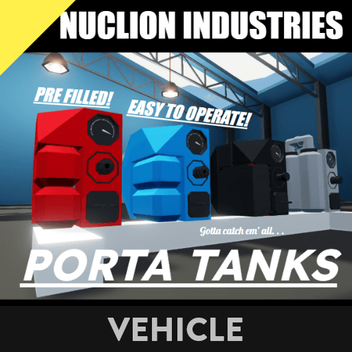 Nuclion PORTA TANK (Jerry Can) (Battery Bank) (Oxygen Tank) (Water Can) — Stormworks: Build and Rescue Workshop preview