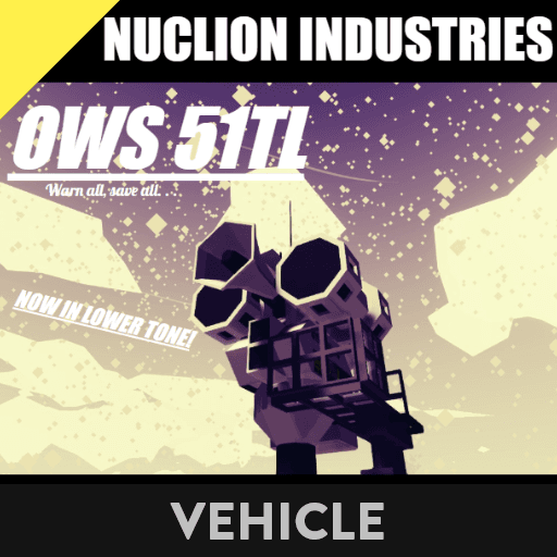 Nuclion OWS 51TL (Outdoor Warning System) (Tornado Siren) (Warning Siren) (Radio Broadcast system) — Stormworks: Build and Rescue Workshop preview