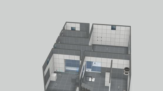 Single Player Test Chamber 7 - Turrets and Companion Cube — Portal 2 Workshop preview
