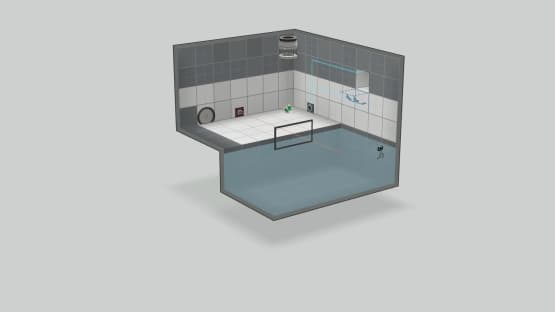 Single Player Test Chamber 8 -  Lasers and Deadly Goo — Portal 2 Steam Workshop preview image