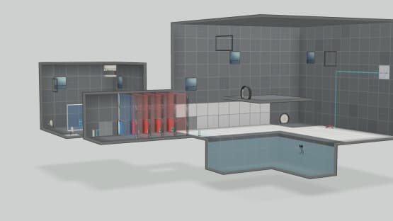 Single Player Test Chamber 16 - Laser Field, Turrets and Pannels — Portal 2 Workshop preview