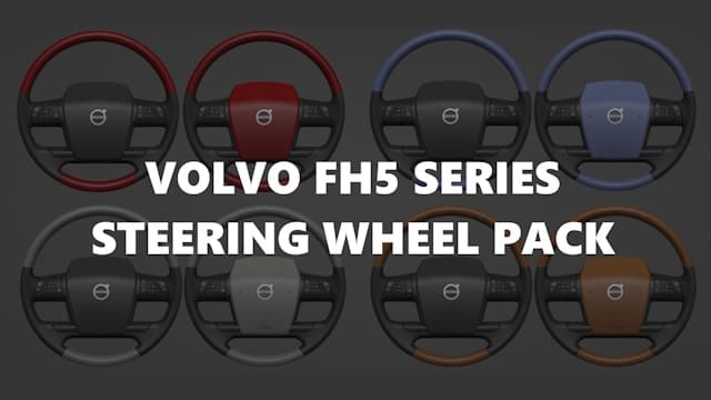 Volvo FH5 Series Steering Wheel Pack — Euro Truck Simulator 2 Workshop preview