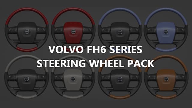 Volvo FH6 Series Steering Wheel Pack — Euro Truck Simulator 2 Workshop preview