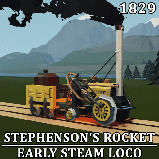 Stephenson's Rocket 1829 | Early Experimental Steam Locomotive — Stormworks: Build and Rescue Steam Workshop preview image