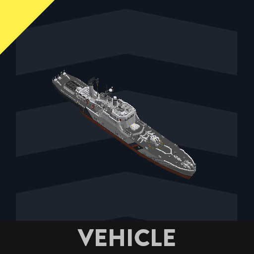 Coast gaurd cutter W/ low firepower — Stormworks: Build and Rescue Workshop preview
