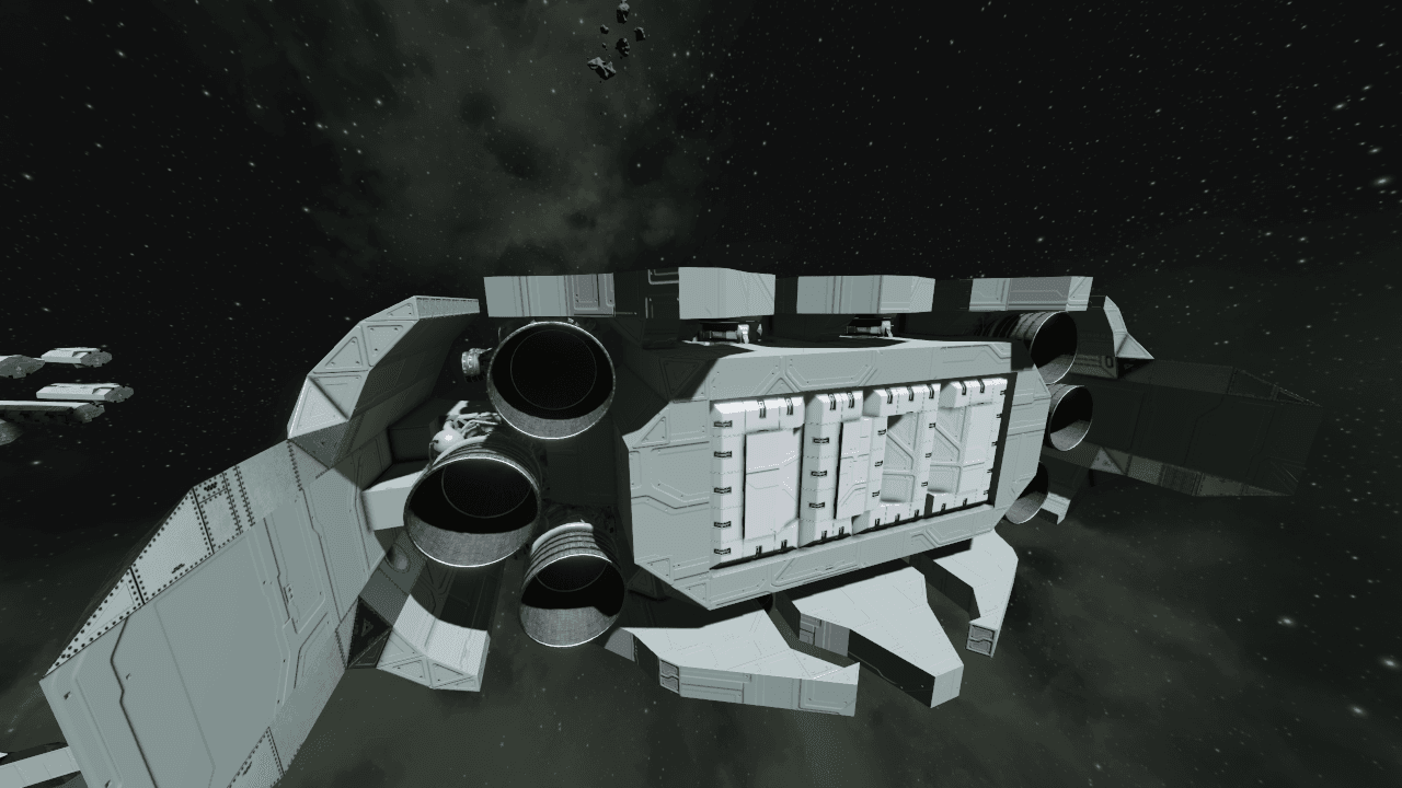 Prometheus Stern - Thruster 'Theseus' (Hangar) — Space Engineers Workshop preview