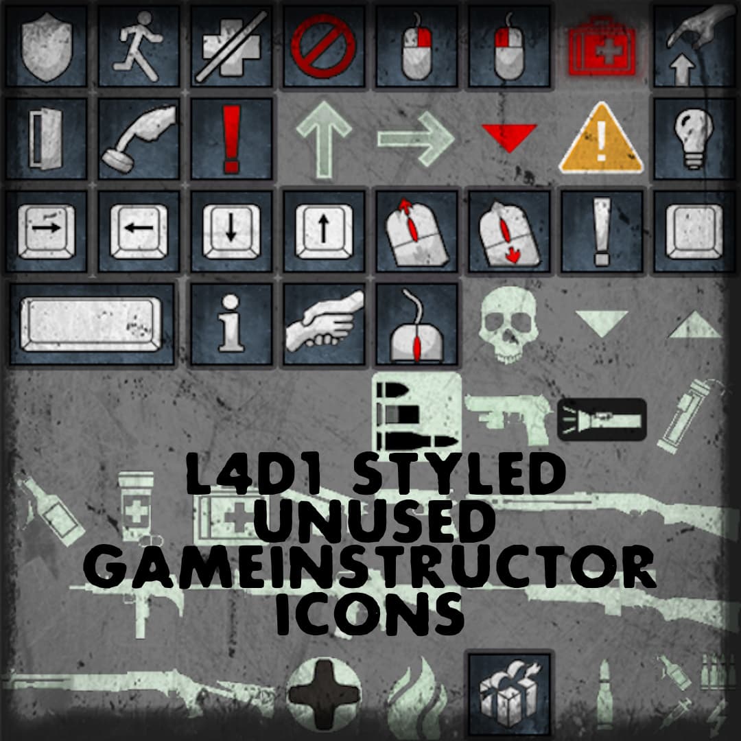 L4D1 Styled Unused Gameinstructor Icons
 — Left 4 Dead 2 Steam Workshop preview image