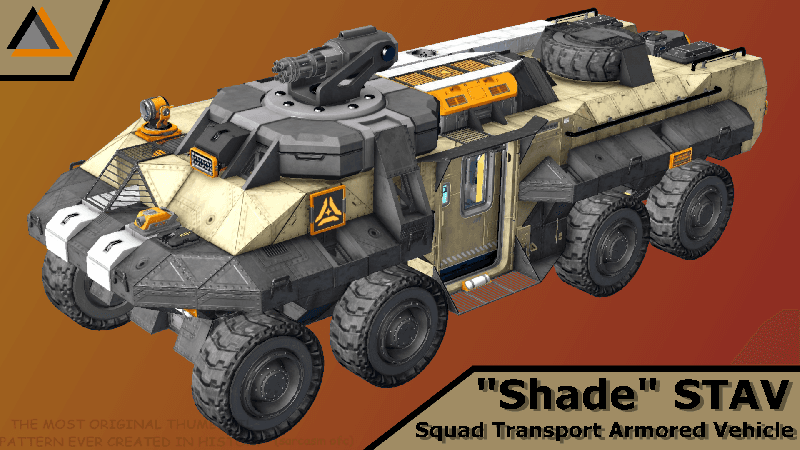 Shade - Squad Transport Armored Vehicle — Space Engineers Workshop preview