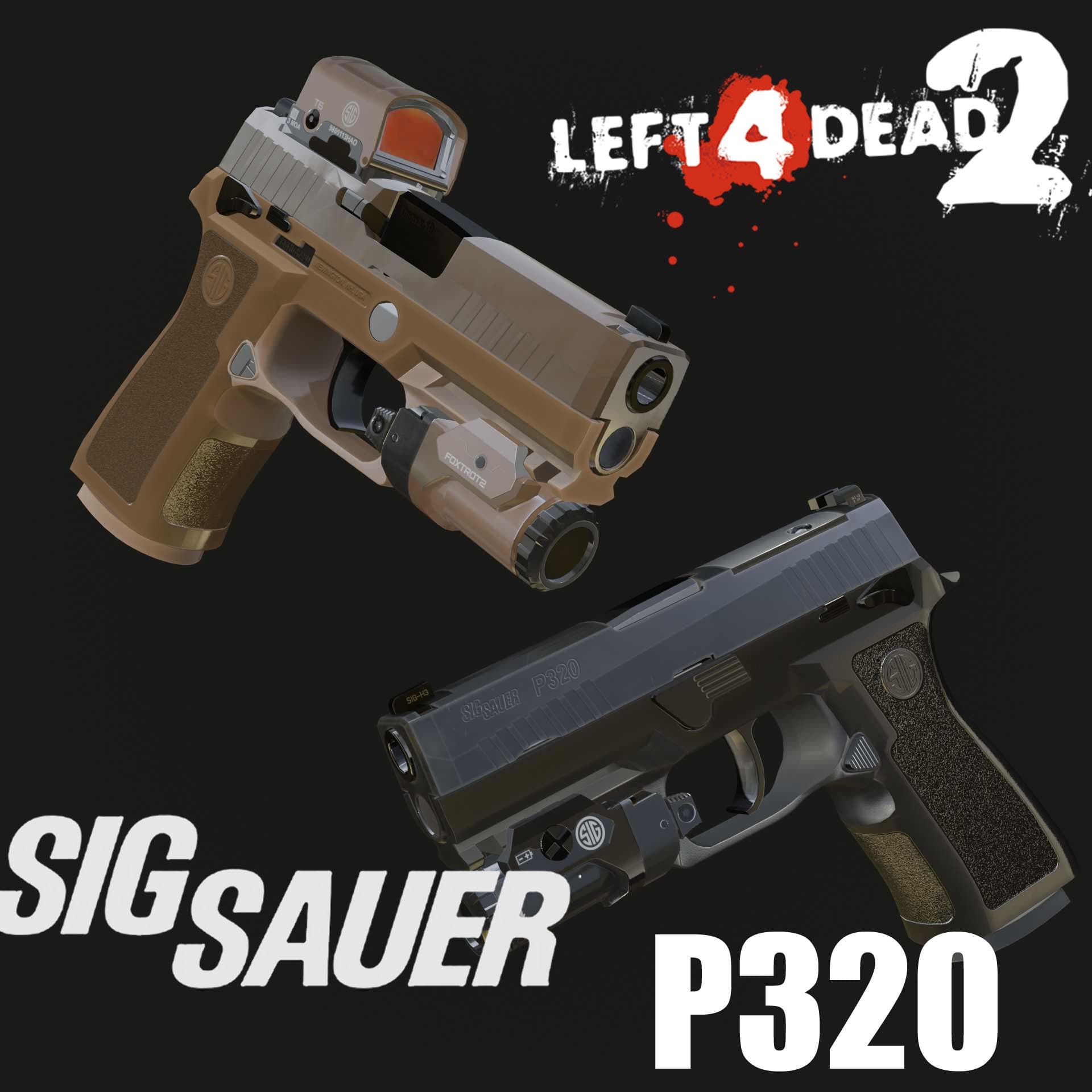SigSaure P320 (9mm Pistol) — Left 4 Dead 2 Steam Workshop preview image