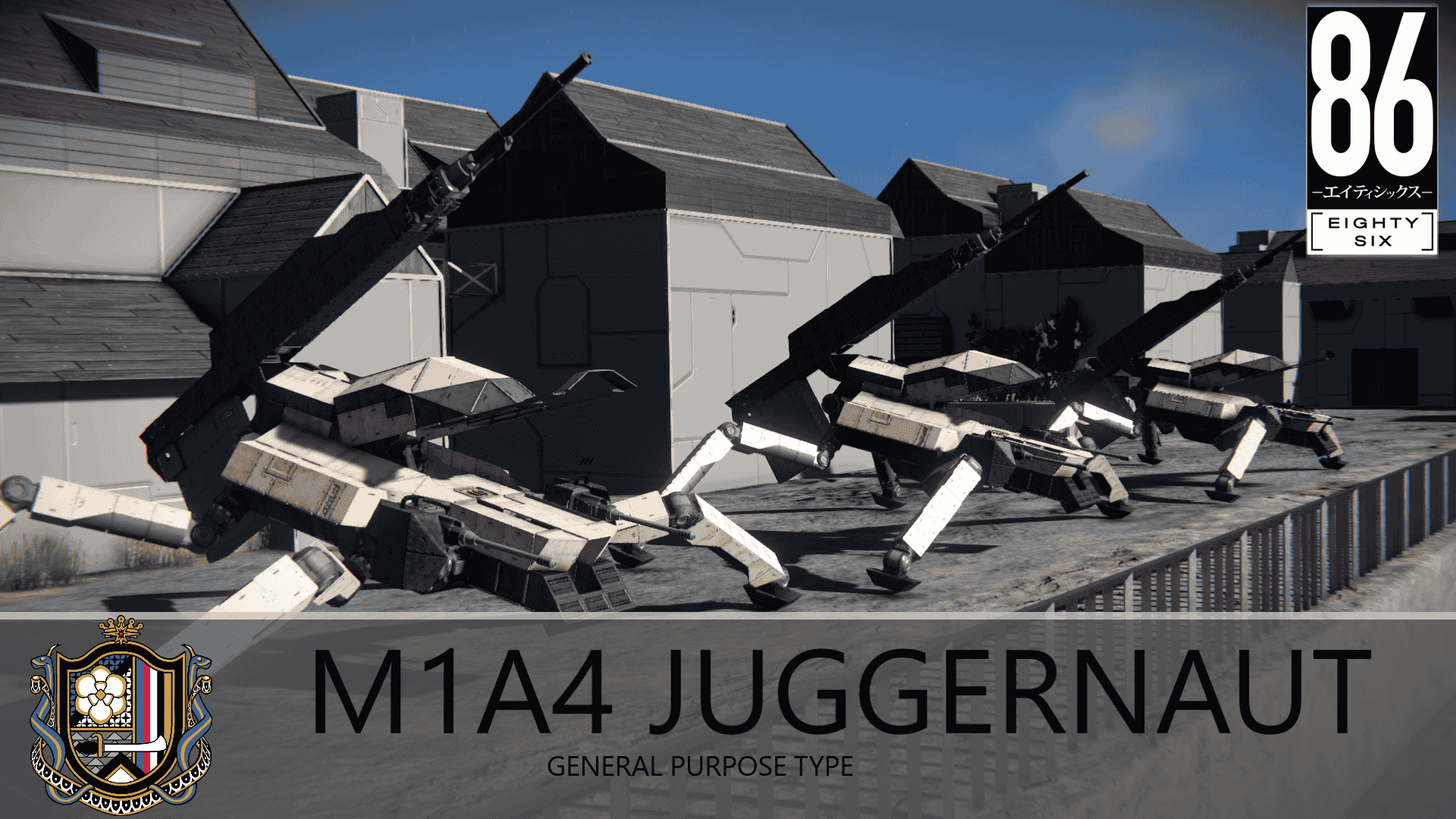 M1A4 Juggernaut- General Purpose Type [86-eighty six-エイティシックス] — Space Engineers Workshop preview