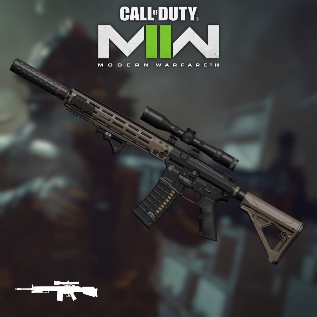 MW22 Sup. M4 DMR Tan (Military) — Left 4 Dead 2 Workshop preview