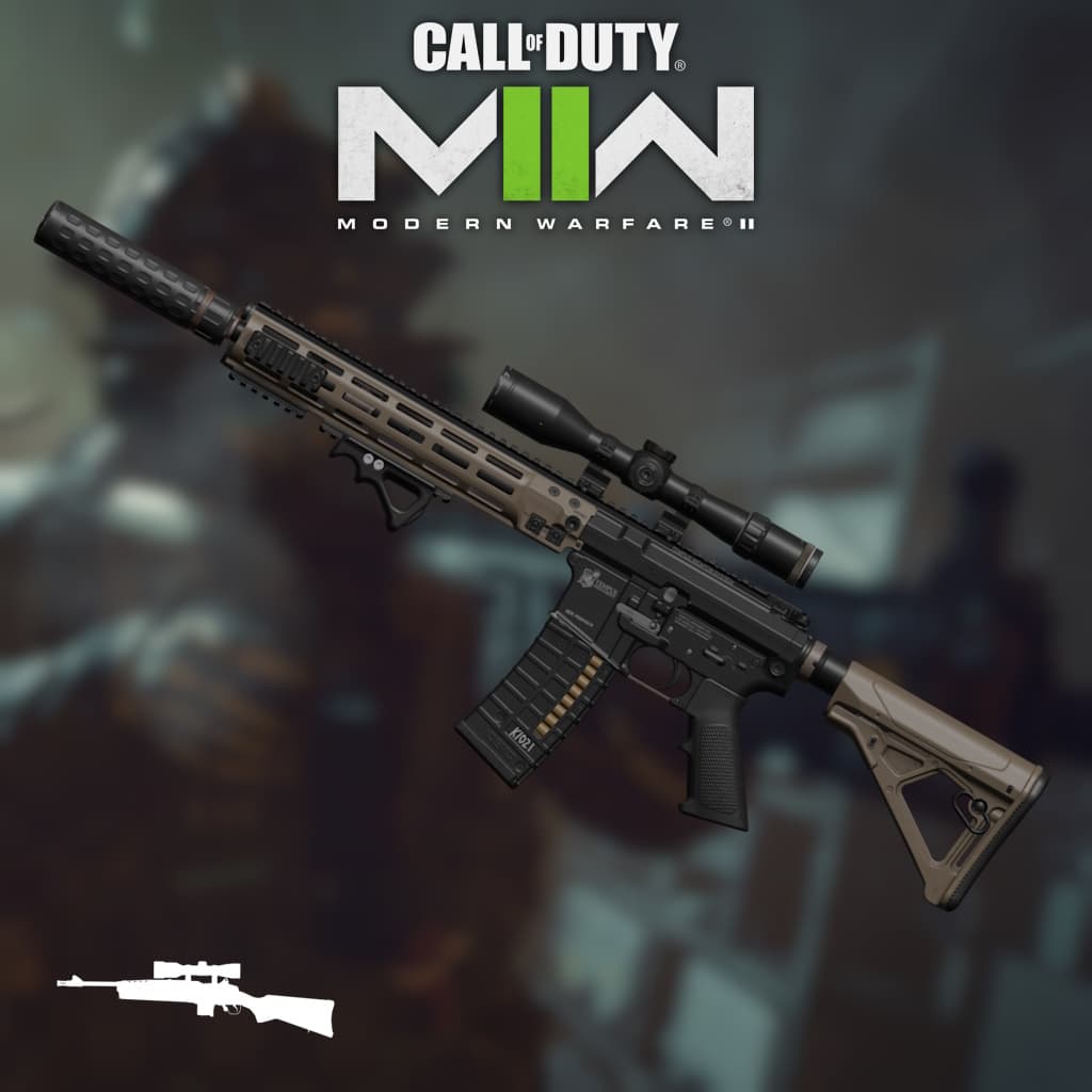 MW22 Sup. M4 DMR Tan (Hunting) — Left 4 Dead 2 Steam Workshop preview image