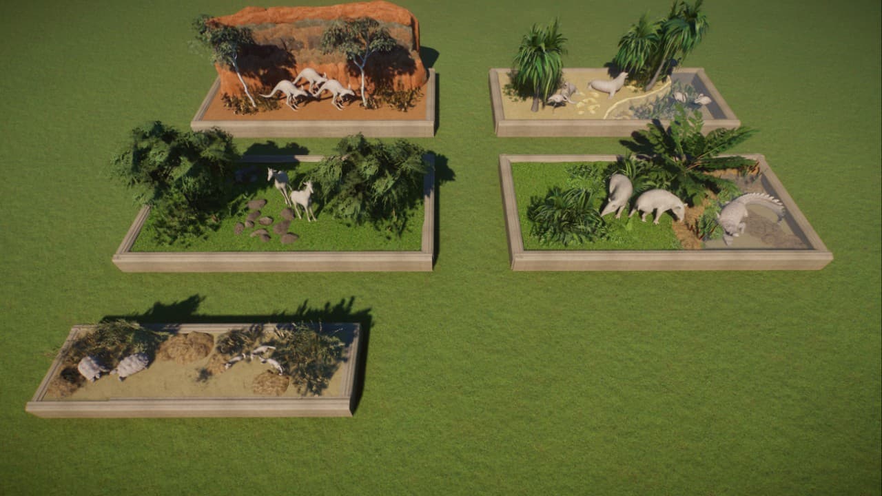 Rick's educational displays — Planet Zoo Workshop preview