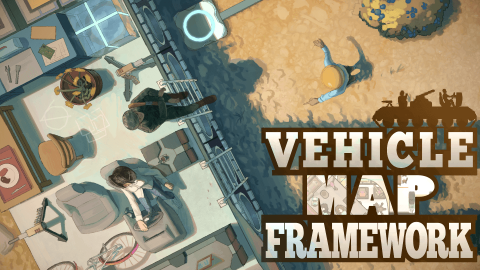 Vehicle Map Framework — RimWorld Steam Workshop preview image