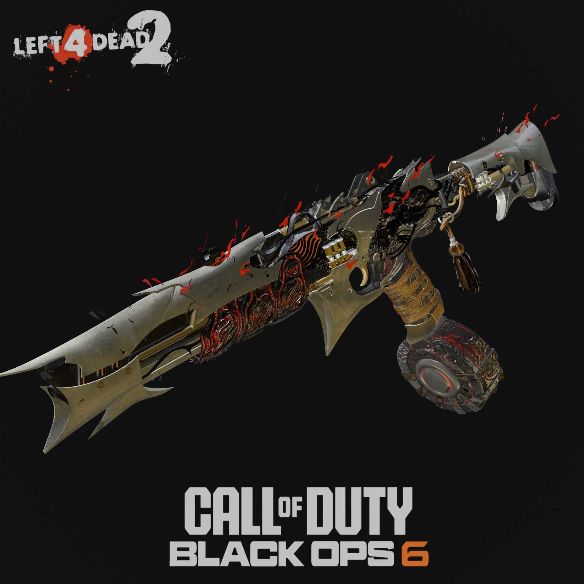 COD21：BO6 "骨片" 替换Uzi — Left 4 Dead 2 Steam Workshop preview image
