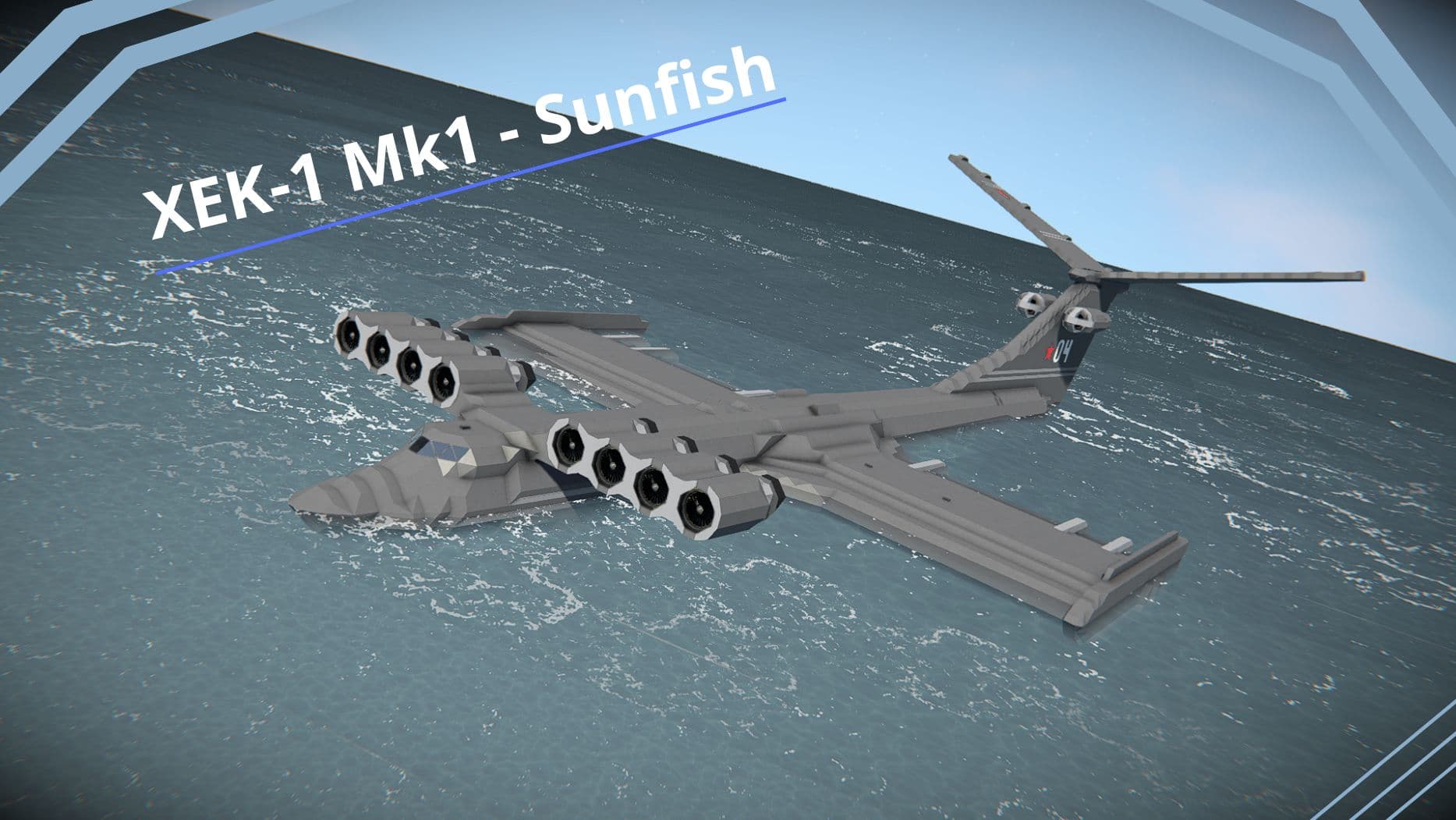 XEK-2 MK1 Sunfish — Space Engineers Workshop preview