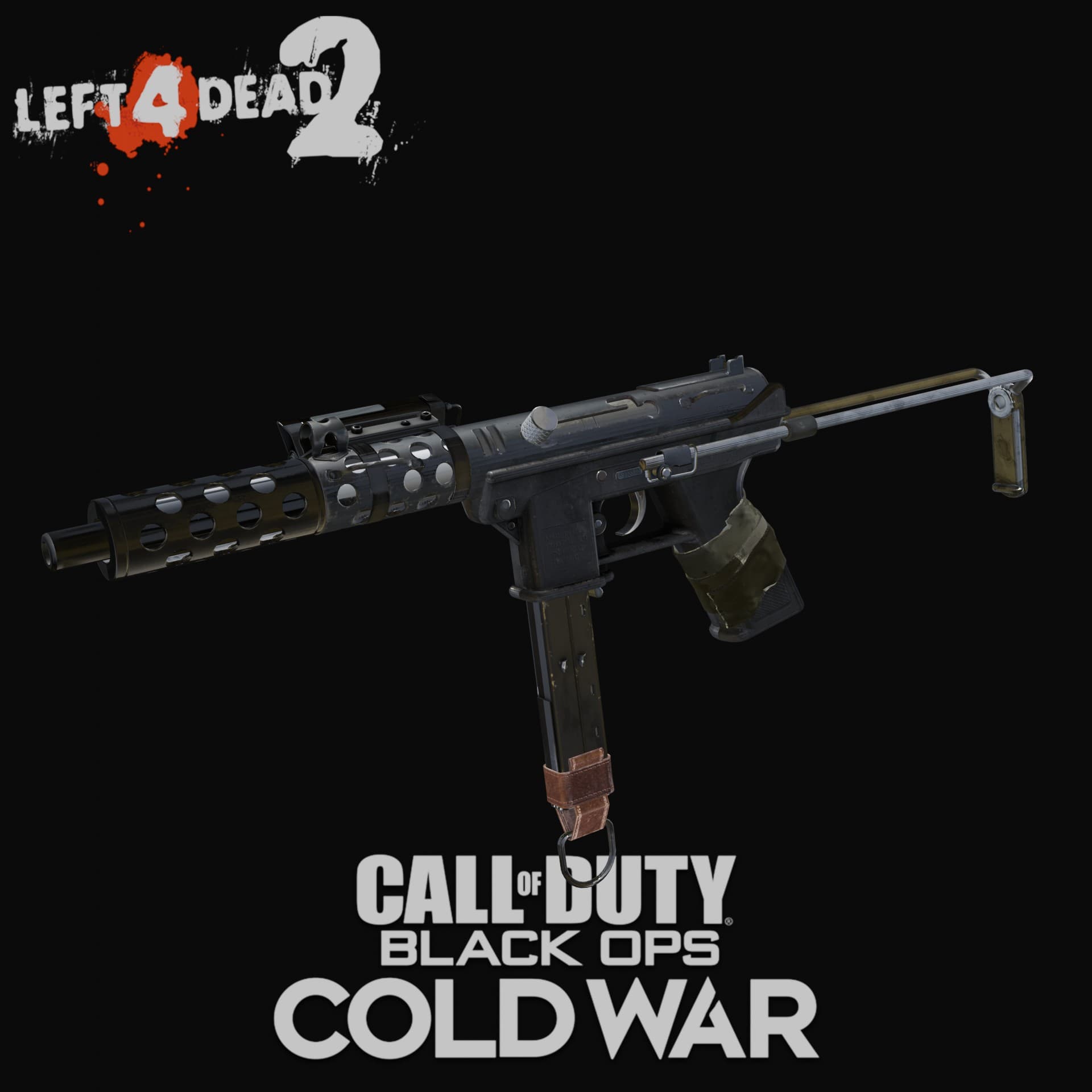 COD17:Black Ops Cold War Tec-9 (SCAR) — Left 4 Dead 2 Steam Workshop preview image