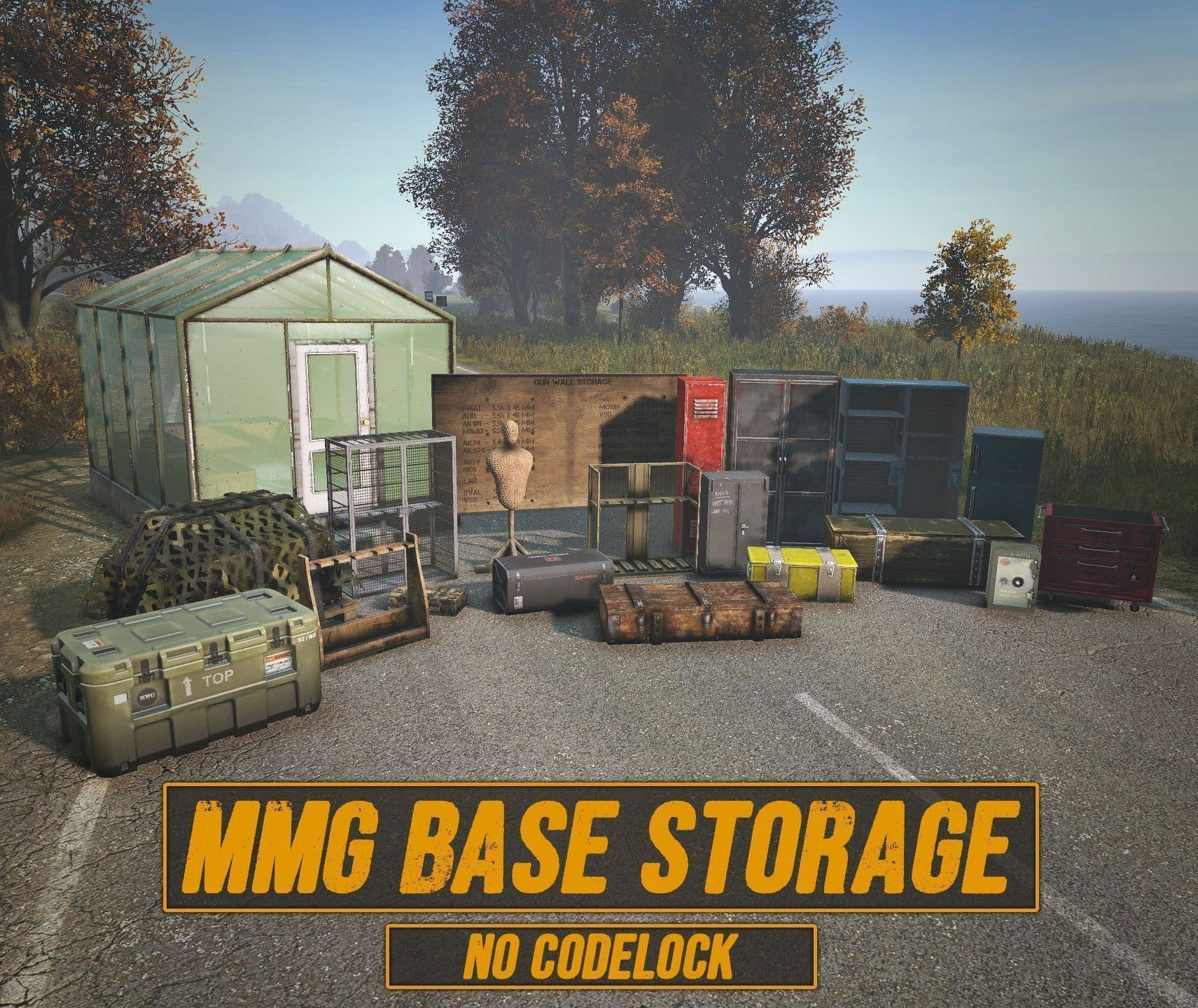 MMG Base Storage NoCodeLock — DayZ Steam Workshop preview image